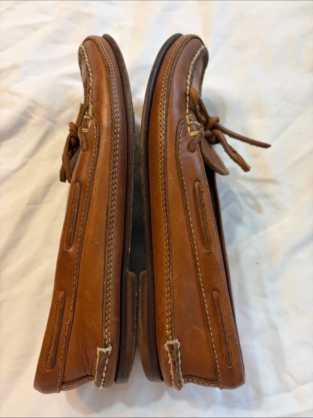 Cole Haan Tan Leather Moccasin Driving Loafers